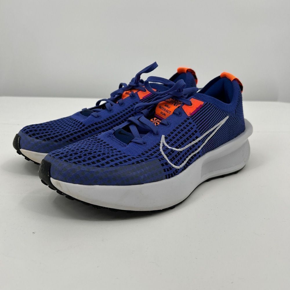 NWT Nike FD2291-404 Blue Mesh Cushioned Lace Up Sneakers